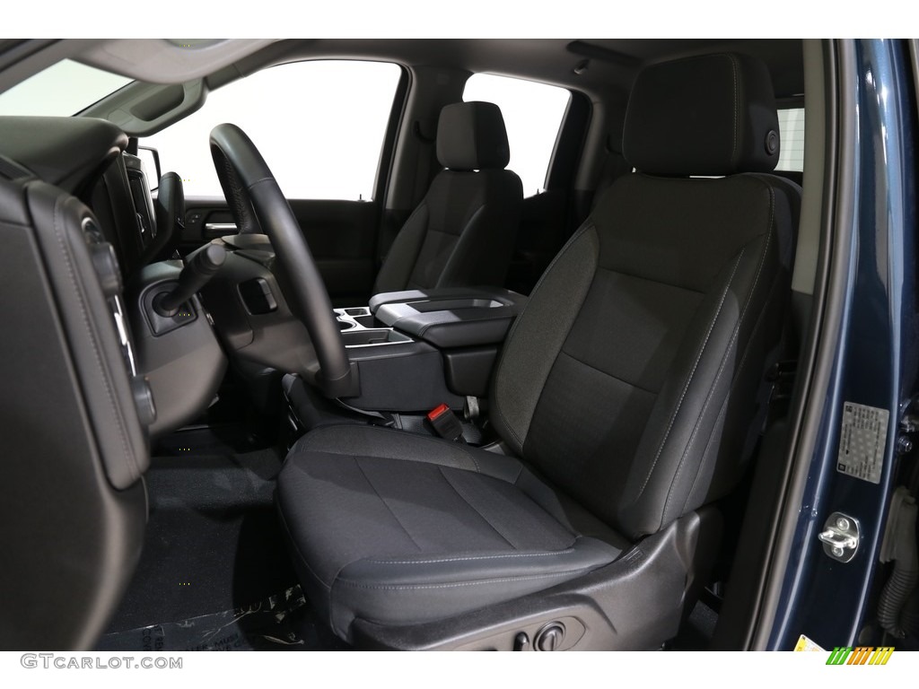 Jet Black Interior 2019 Chevrolet Silverado 1500 LT Double Cab Photo #136338761