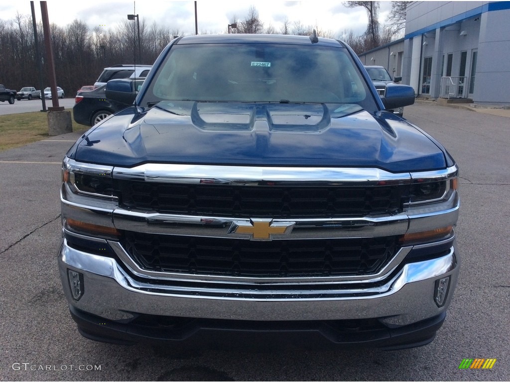 2019 Silverado LD LT Double Cab 4x4 - Deep Ocean Blue Metallic / Jet Black photo #4