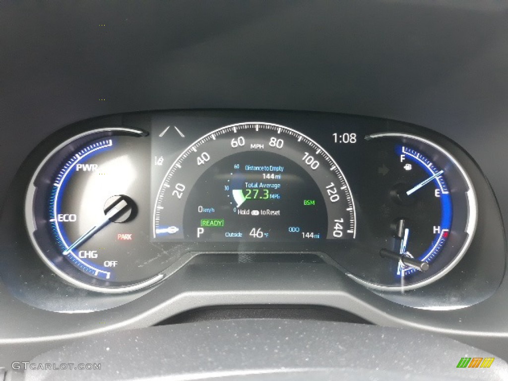 2020 Toyota RAV4 XSE AWD Hybrid Gauges Photo #136342475