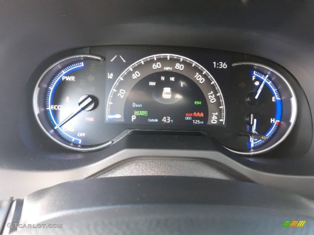 2019 RAV4 XSE AWD Hybrid - Silver Sky Metallic / Black photo #9