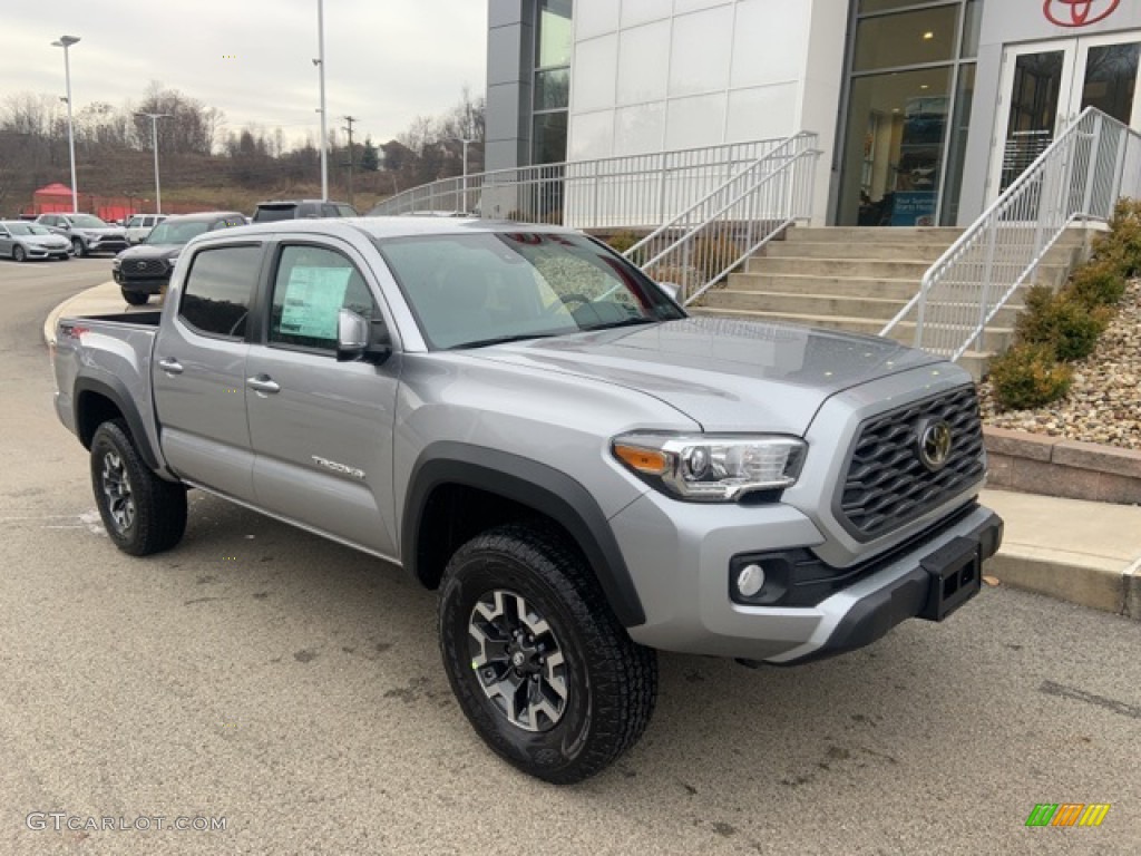 2020 Tacoma TRD Off Road Double Cab 4x4 - Silver Sky Metallic / TRD Cement/Black photo #1