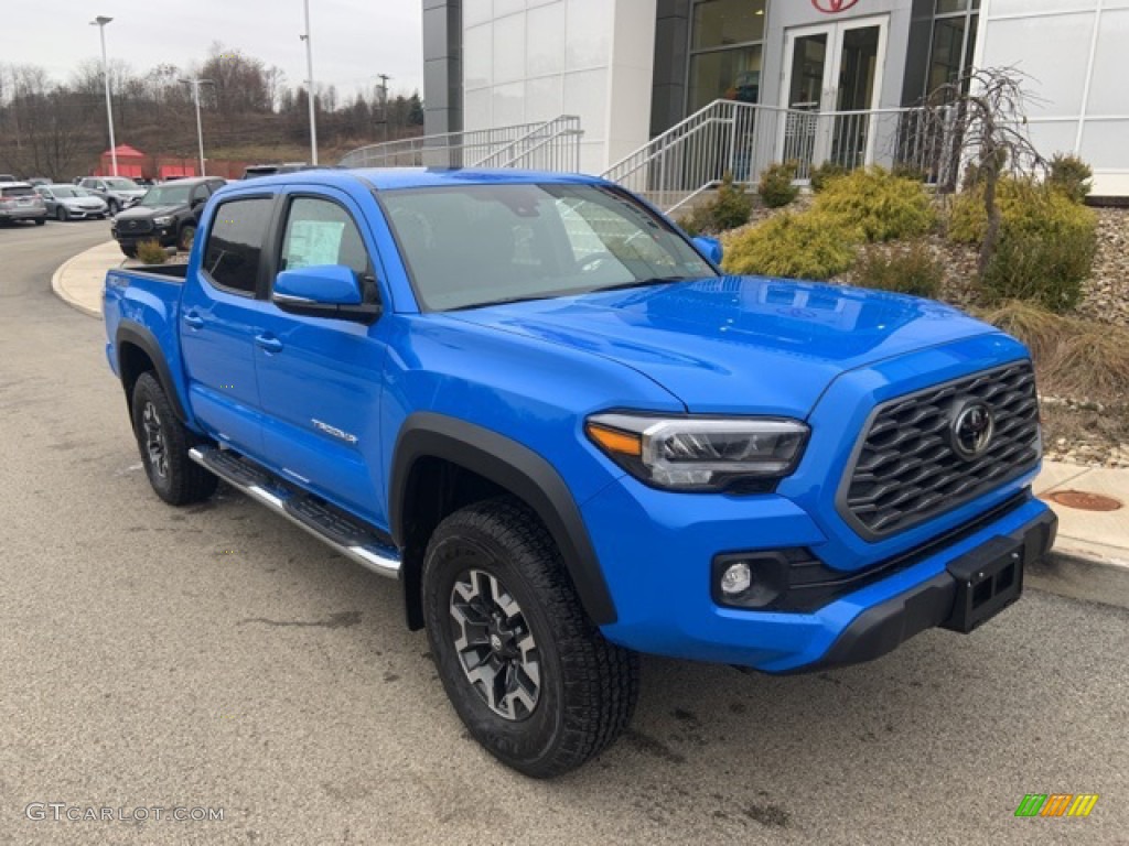 Voodoo Blue 2020 Toyota Tacoma TRD Sport Double Cab 4x4 Exterior Photo #136342793
