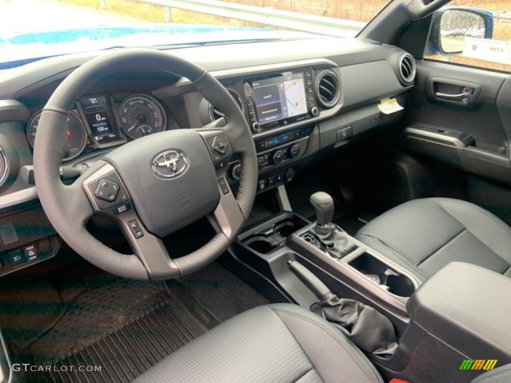 2020 Toyota Tacoma TRD Sport Double Cab 4x4 Black Dashboard Photo #136342839