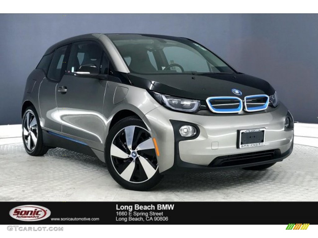 2017 i3 with Range Extender - Platinum Silver Metallic / Deka Dark Cloth w/Blue Highlights photo #1