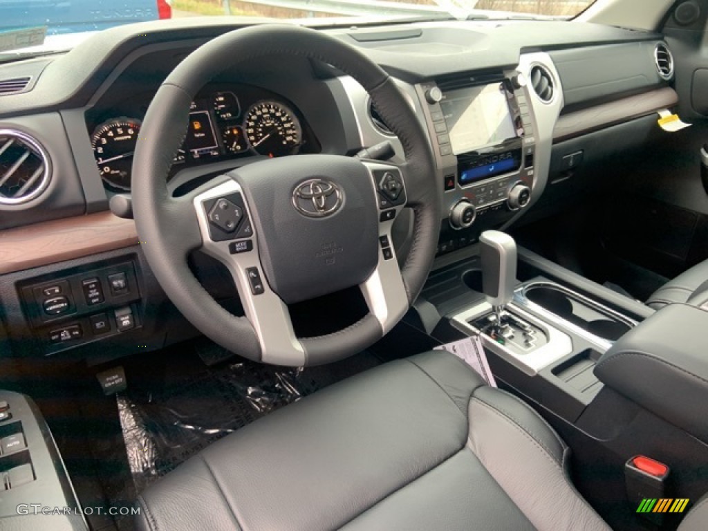 Black Interior 2020 Toyota Tundra Limited CrewMax 4x4 Photo #136343252