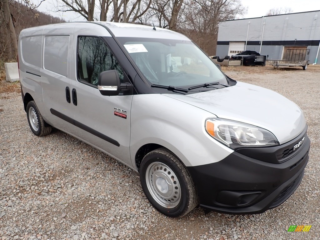 Silver Metallic 2020 Ram ProMaster City Tradesman Cargo Van Exterior Photo #136343531