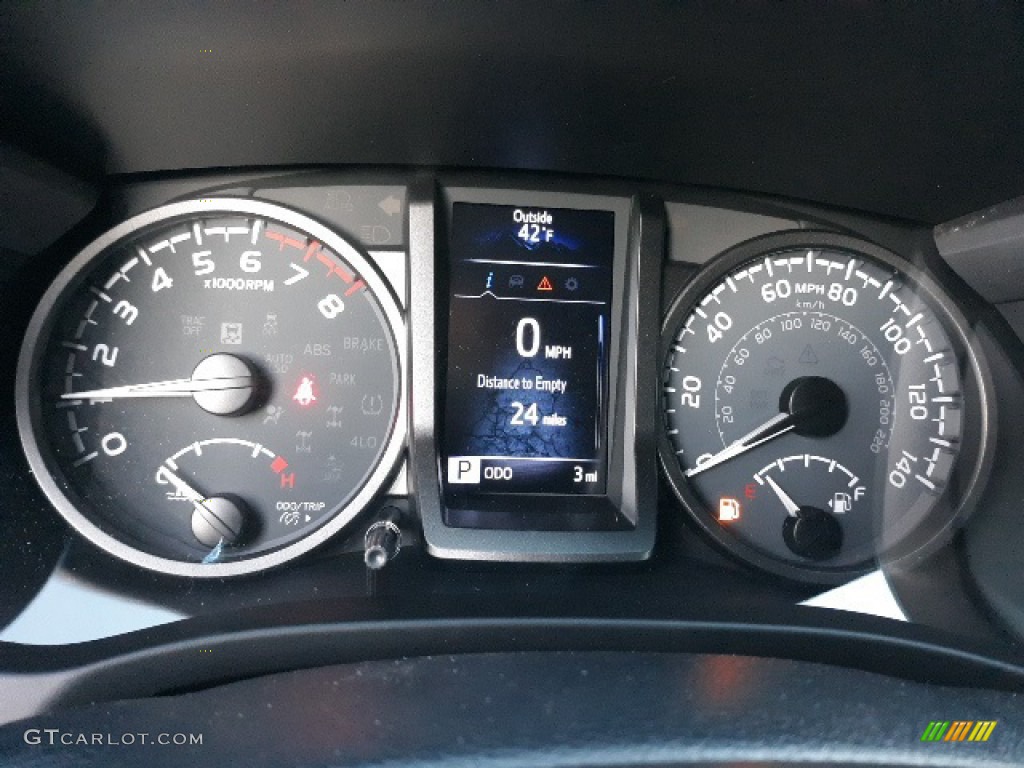 2020 Toyota Tacoma TRD Off Road Double Cab 4x4 Gauges Photo #136343747