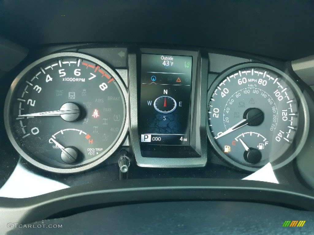 2020 Toyota Tacoma TRD Sport Double Cab 4x4 Gauges Photo #136344251