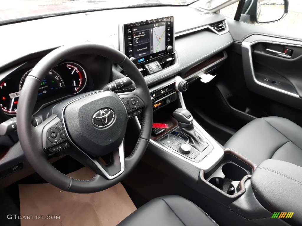 Black Interior 2020 Toyota RAV4 Limited AWD Photo #136344359