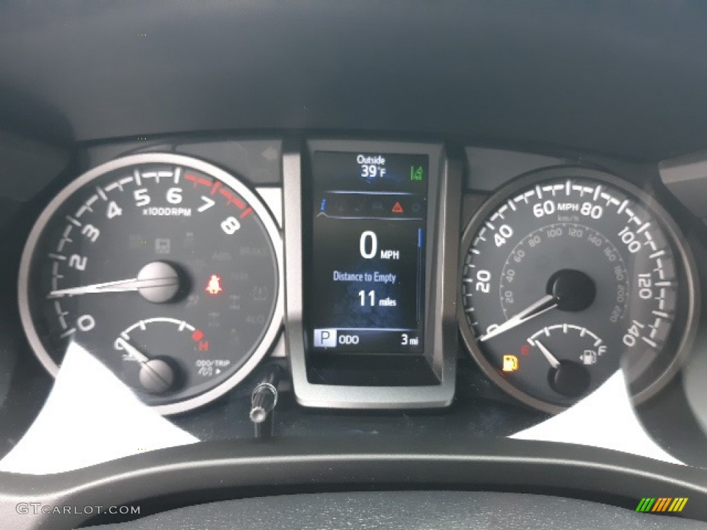 2020 Toyota Tacoma TRD Off Road Double Cab 4x4 Gauges Photo #136344509