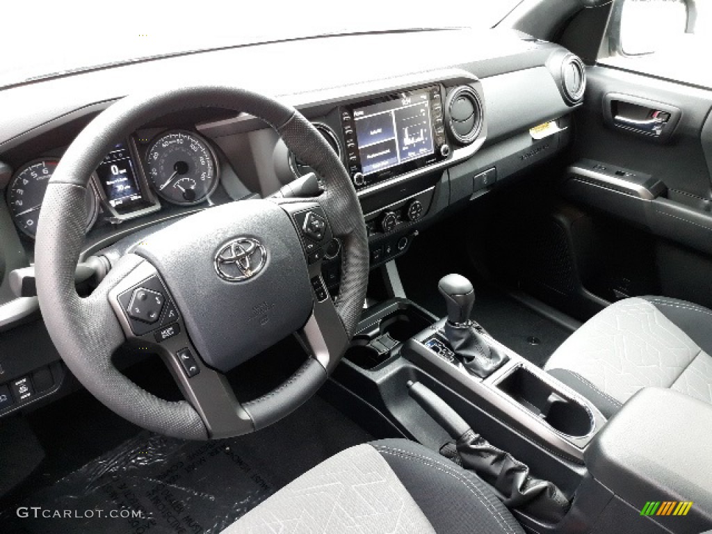 TRD Cement/Black Interior 2020 Toyota Tacoma TRD Off Road Double Cab 4x4 Photo #136345262