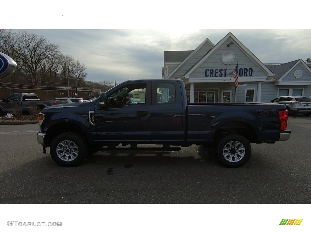 2020 F250 Super Duty XL Crew Cab 4x4 - Blue Jeans / Medium Earth Gray photo #4