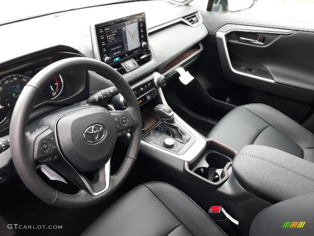 Black Interior 2020 Toyota RAV4 Limited AWD Photo #136345505