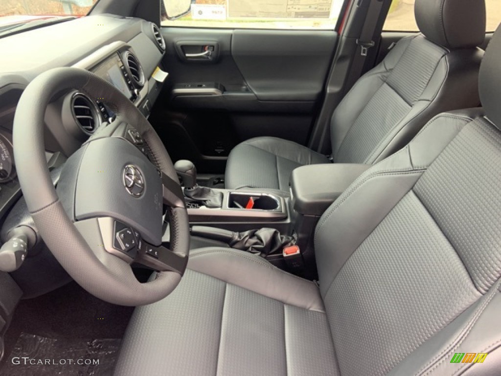 Black Interior 2020 Toyota Tacoma TRD Sport Double Cab 4x4 Photo #136345775