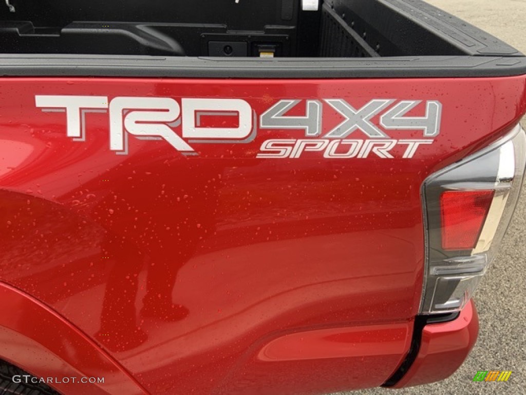 2020 Tacoma TRD Sport Double Cab 4x4 - Barcelona Red Metallic / Black photo #6