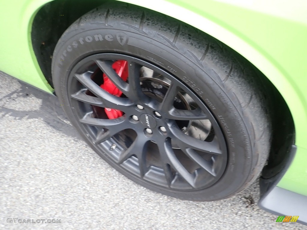 2015 Challenger SRT Hellcat - Sublime Green Pearl / Black photo #8