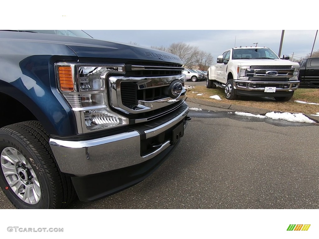 2020 F250 Super Duty XL Crew Cab 4x4 - Blue Jeans / Medium Earth Gray photo #27