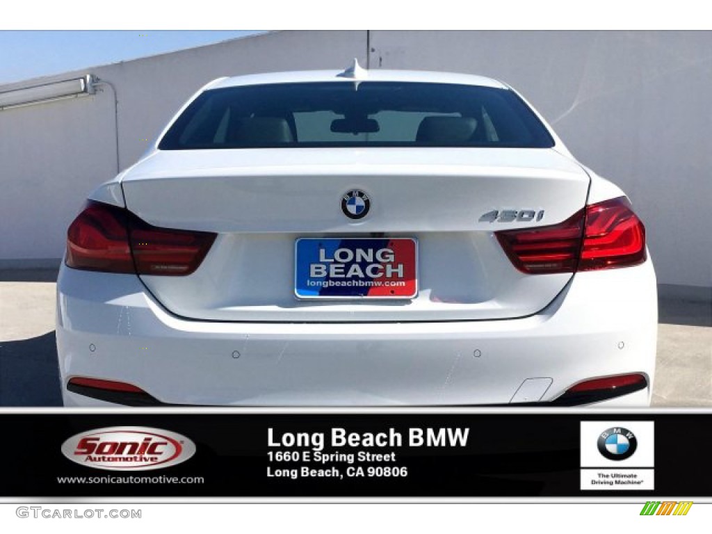 2020 4 Series 430i Coupe - Alpine White / Black photo #3