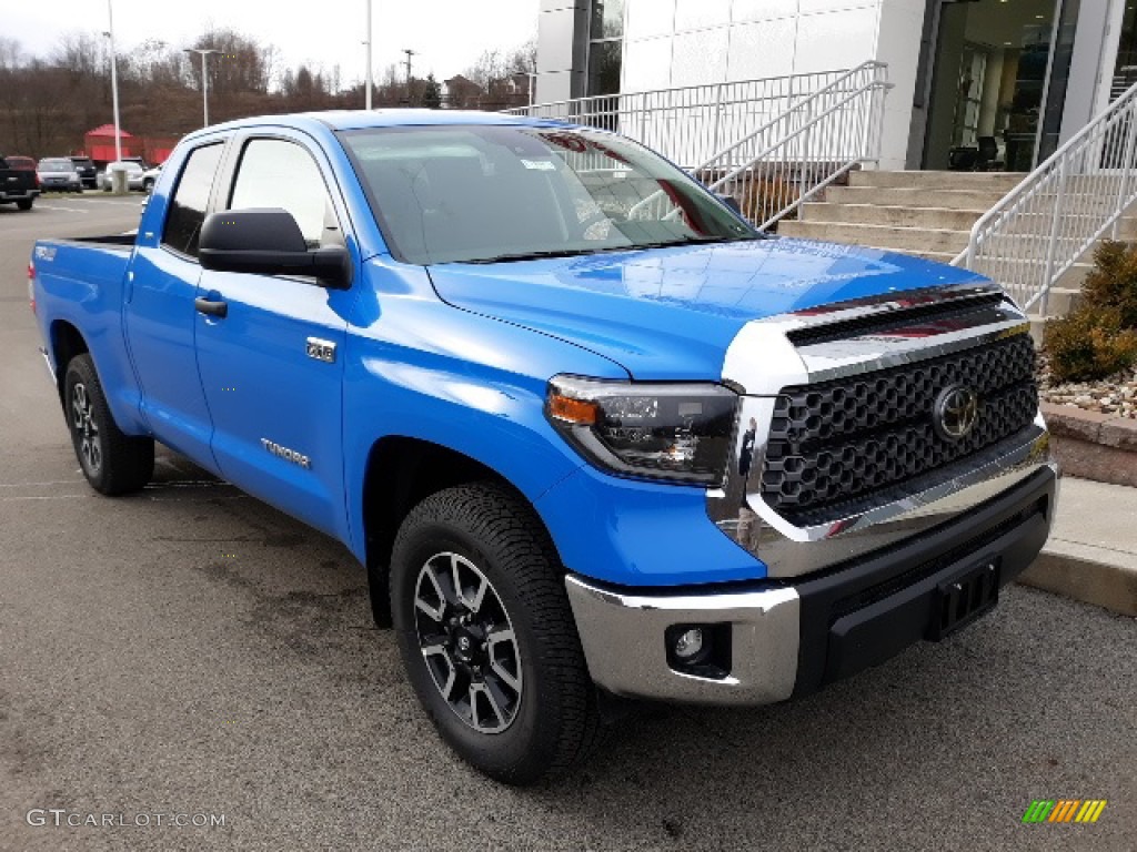 Voodoo Blue 2020 Toyota Tundra TRD Off Road Double Cab 4x4 Exterior Photo #136346063