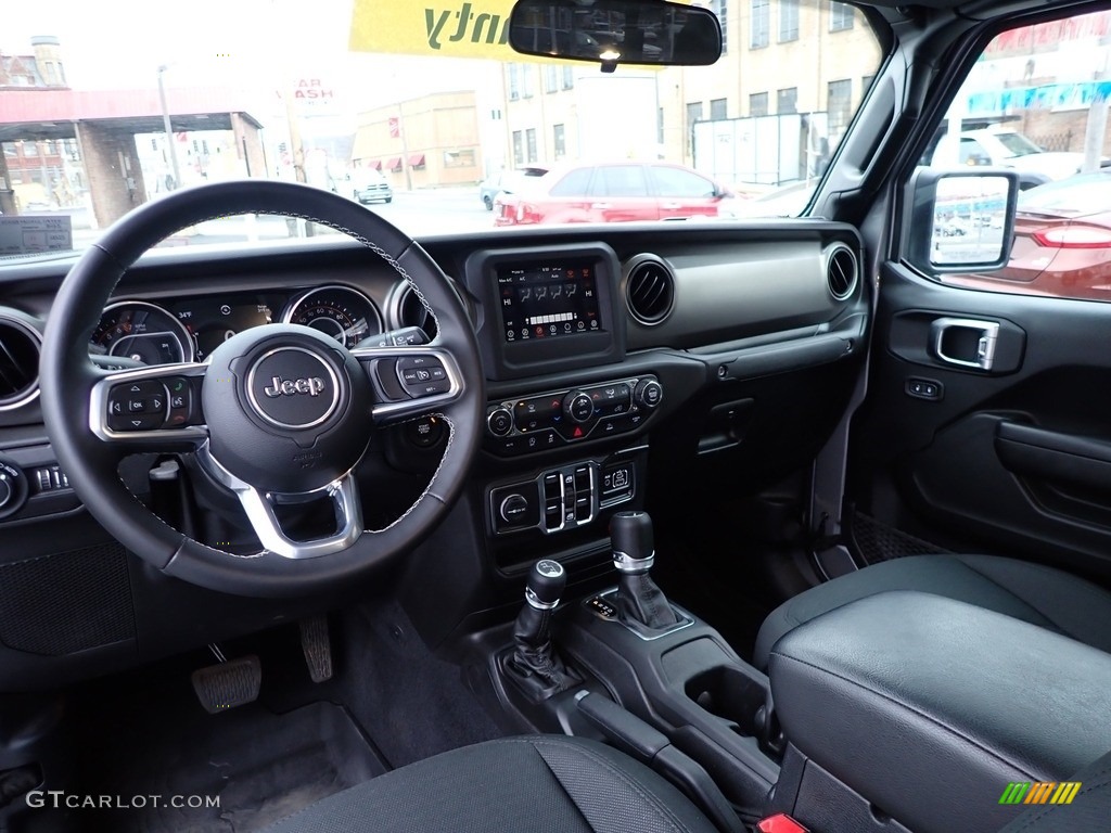 Black Interior 2020 Jeep Gladiator Sport 4x4 Photo #136346842