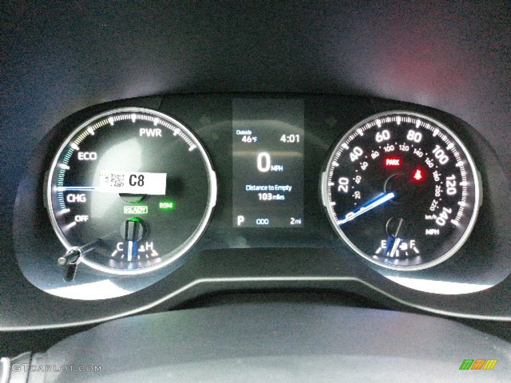 2020 Toyota RAV4 XLE AWD Hybrid Gauges Photo #136350029
