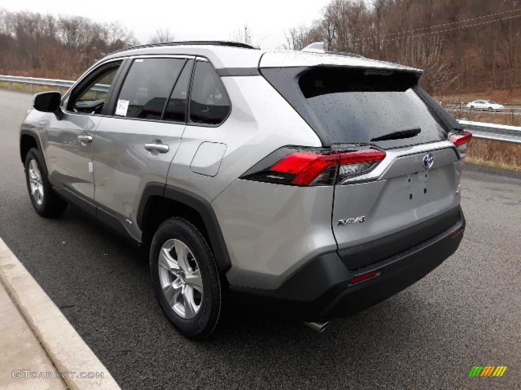 Silver Sky Metallic 2020 Toyota RAV4 LE AWD Hybrid Exterior Photo #136350098