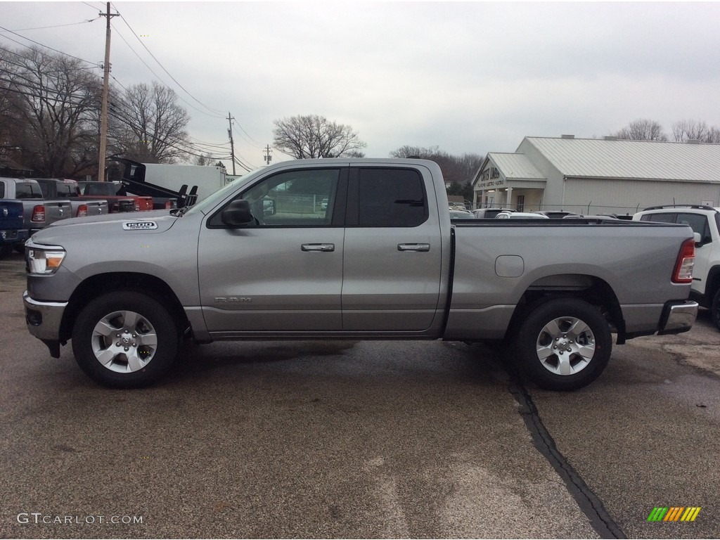 2020 1500 Big Horn Quad Cab 4x4 - Billet Silver Metallic / Black/Diesel Gray photo #6