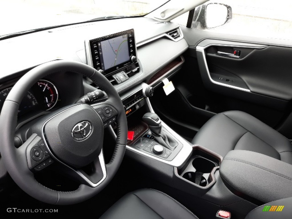 Black Interior 2020 Toyota RAV4 Limited AWD Photo #136350983