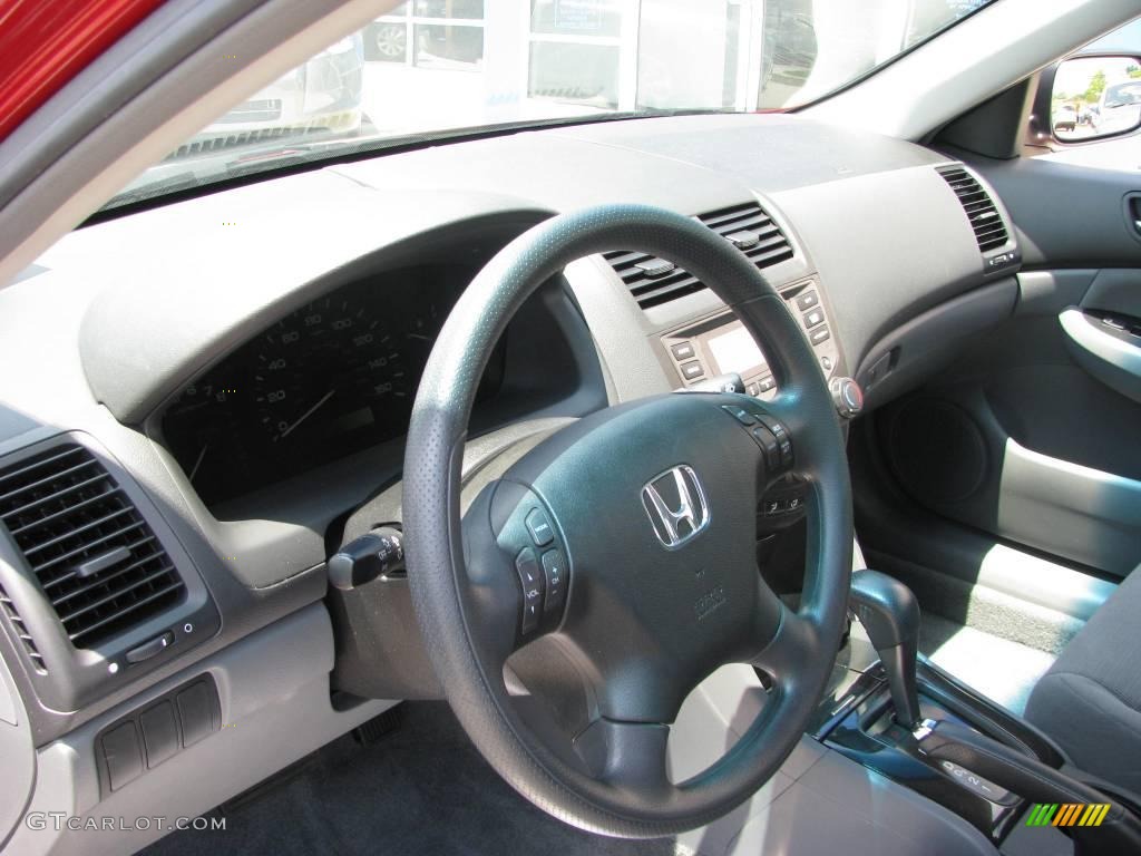 2007 Accord SE Sedan - Moroccan Red Pearl / Gray photo #10