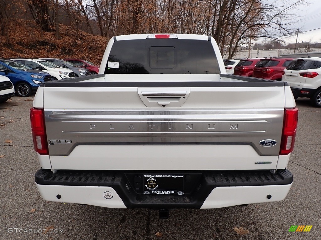 2020 F150 Platinum SuperCrew 4x4 - Star White / Platinum Unique Dark Marsala photo #3