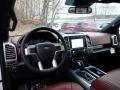 2020 Ford F150 Platinum Unique Dark Marsala Interior Dashboard Photo