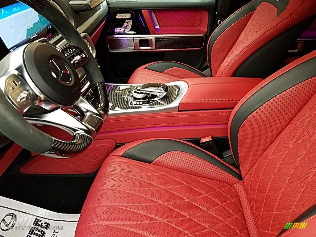 designo Classic Red Interior 2019 Mercedes-Benz G 63 AMG Photo #136352276
