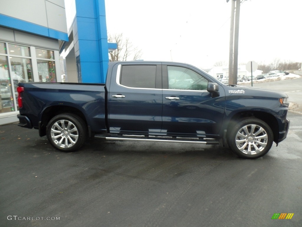 2020 Silverado 1500 High Country Crew Cab 4x4 - Northsky Blue Metallic / Jet Black photo #6