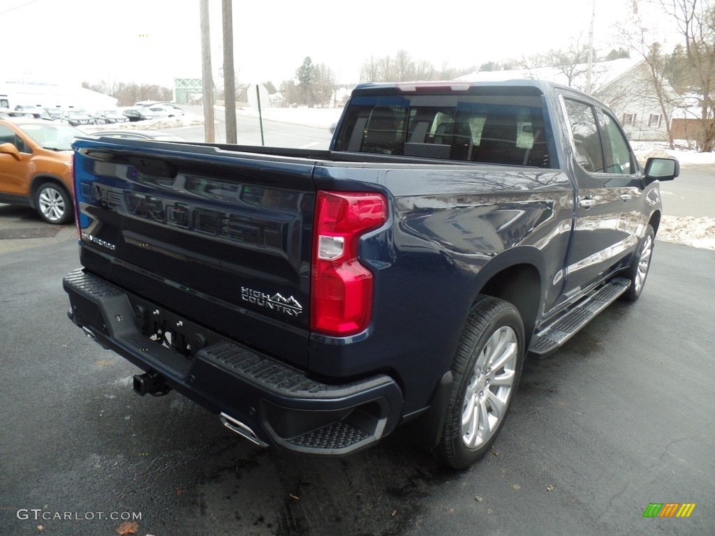 2020 Silverado 1500 High Country Crew Cab 4x4 - Northsky Blue Metallic / Jet Black photo #7