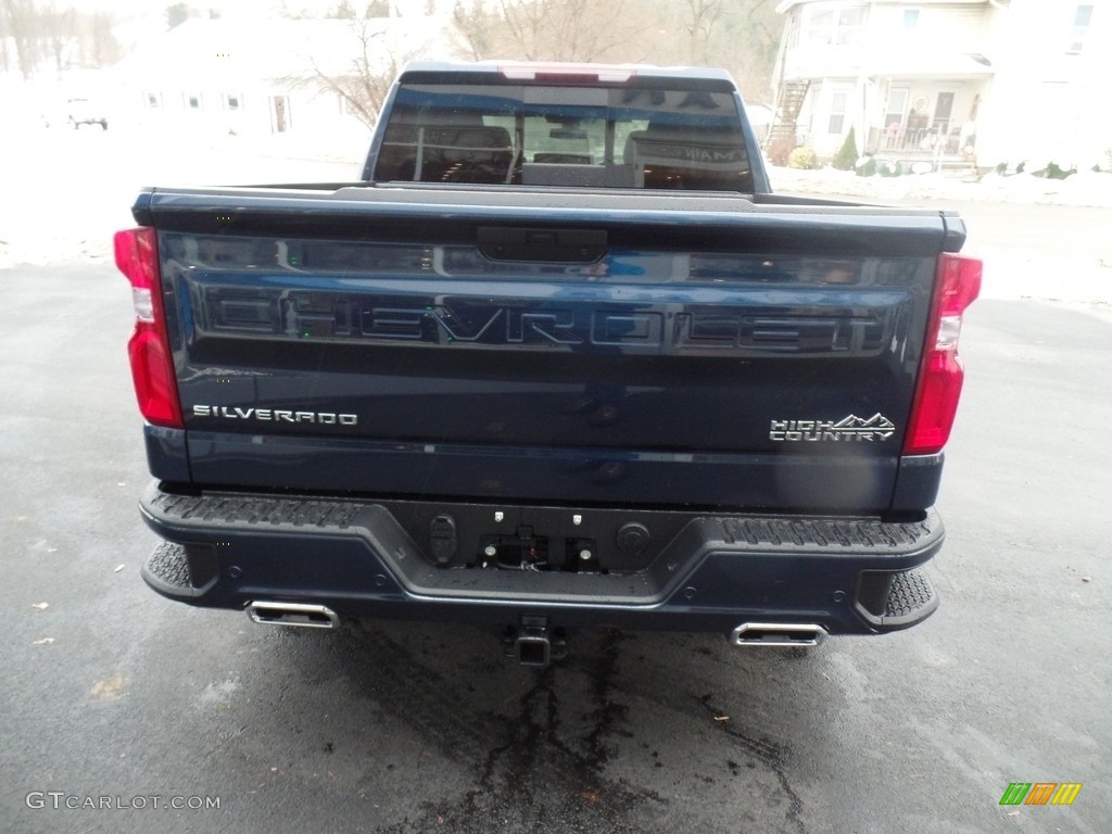 2020 Silverado 1500 High Country Crew Cab 4x4 - Northsky Blue Metallic / Jet Black photo #8