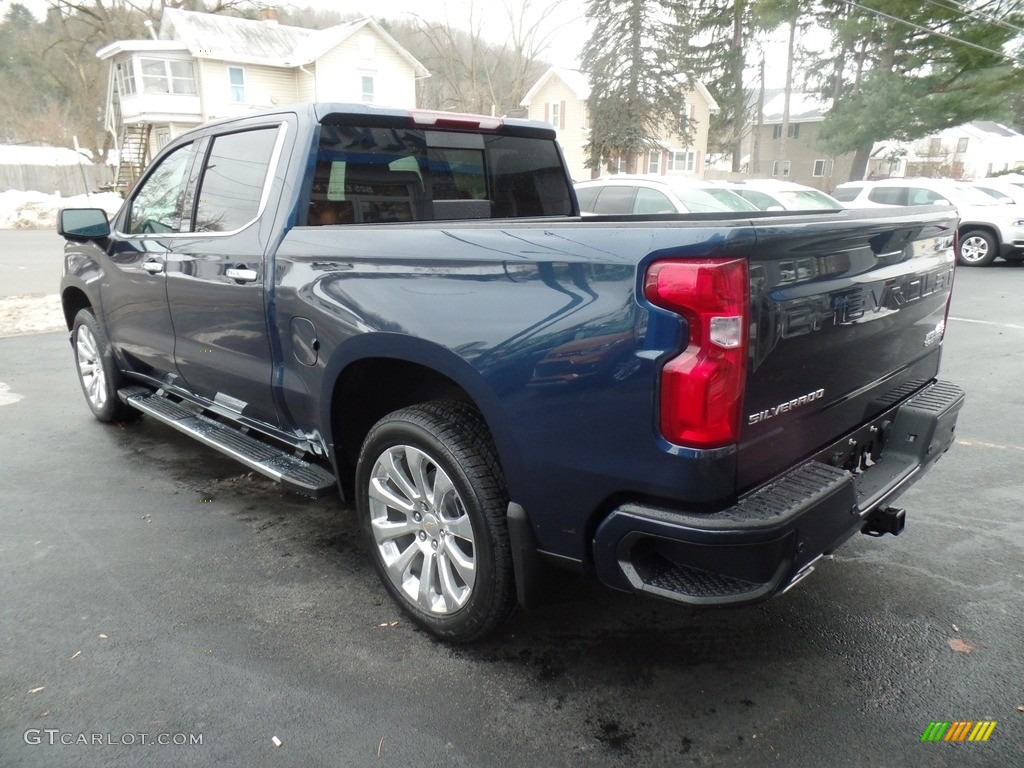 2020 Silverado 1500 High Country Crew Cab 4x4 - Northsky Blue Metallic / Jet Black photo #9