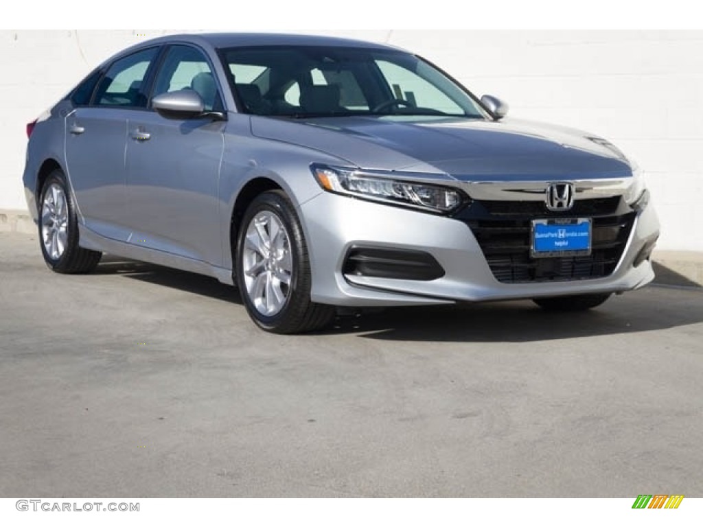 2020 Accord LX Sedan - Lunar Silver Metallic / Black photo #1