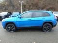 2020 Hydro Blue Pearl Jeep Cherokee Latitude Plus 4x4  photo #2