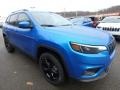 2020 Hydro Blue Pearl Jeep Cherokee Latitude Plus 4x4  photo #8