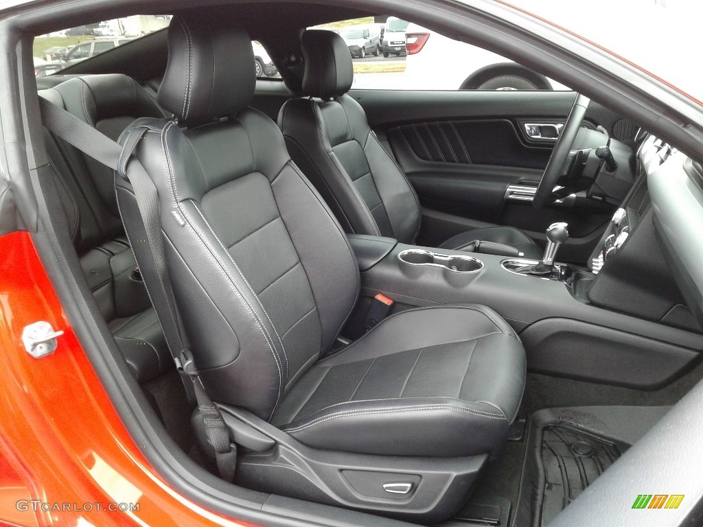 Ebony Interior 2016 Ford Mustang GT Coupe Photo #136355663