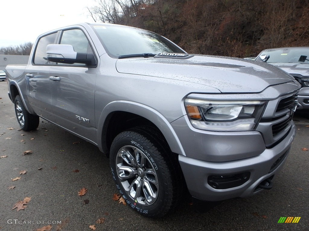 2020 1500 Laramie Crew Cab 4x4 - Billet Silver Metallic / Black photo #7