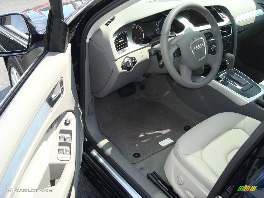 Light Grey Interior 2009 Audi A4 2.0T Premium quattro Sedan Photo #13635879