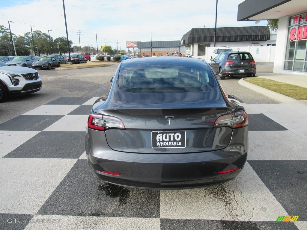2018 Model 3 Long Range - Midnight Silver Metallic / Black photo #4