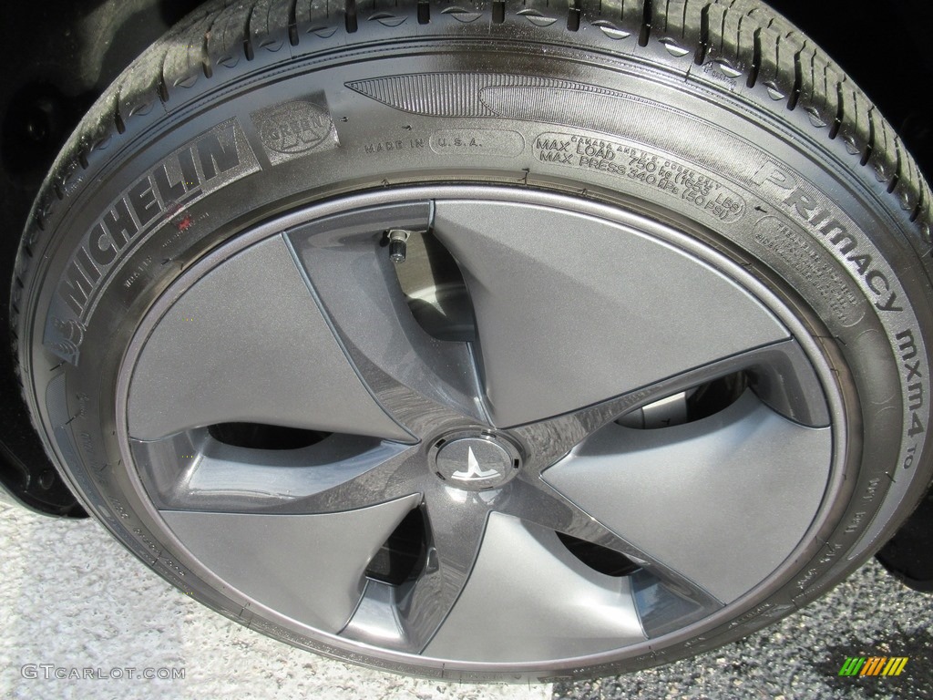 2018 Model 3 Long Range - Midnight Silver Metallic / Black photo #6
