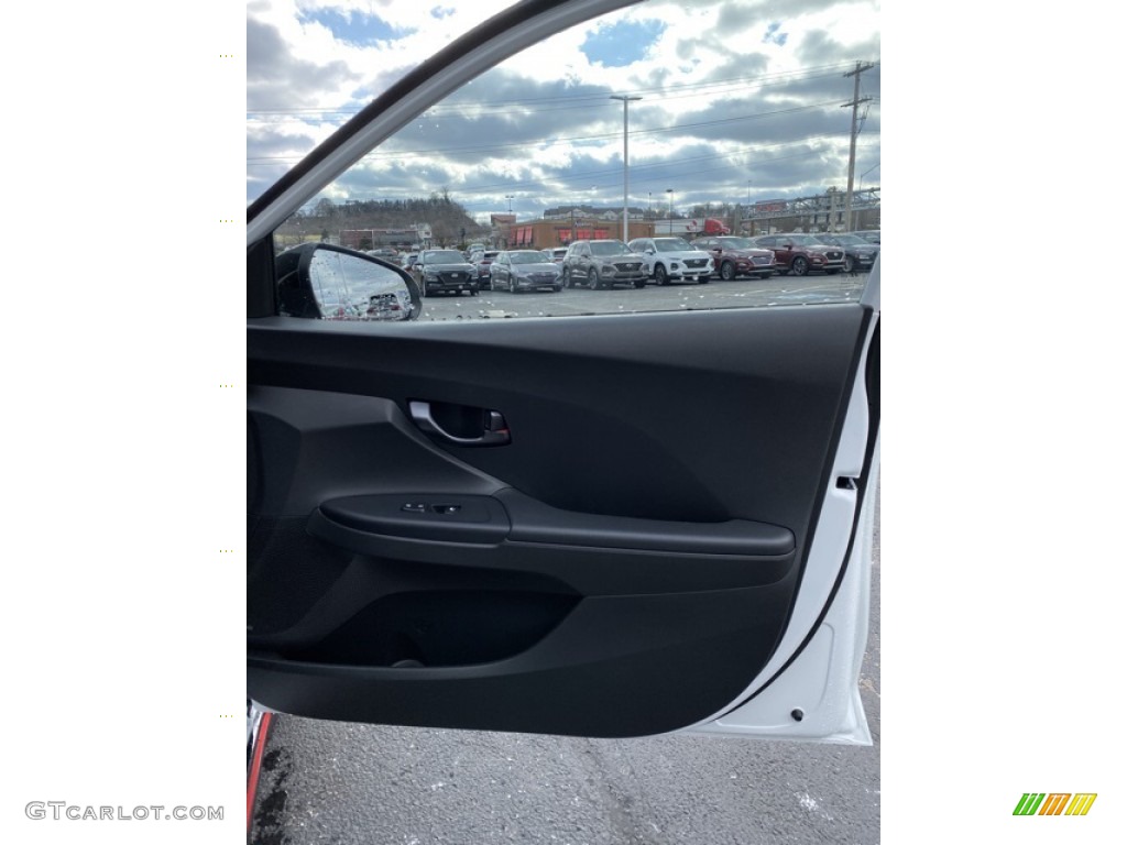 2020 Hyundai Veloster N Black Door Panel Photo #136361399