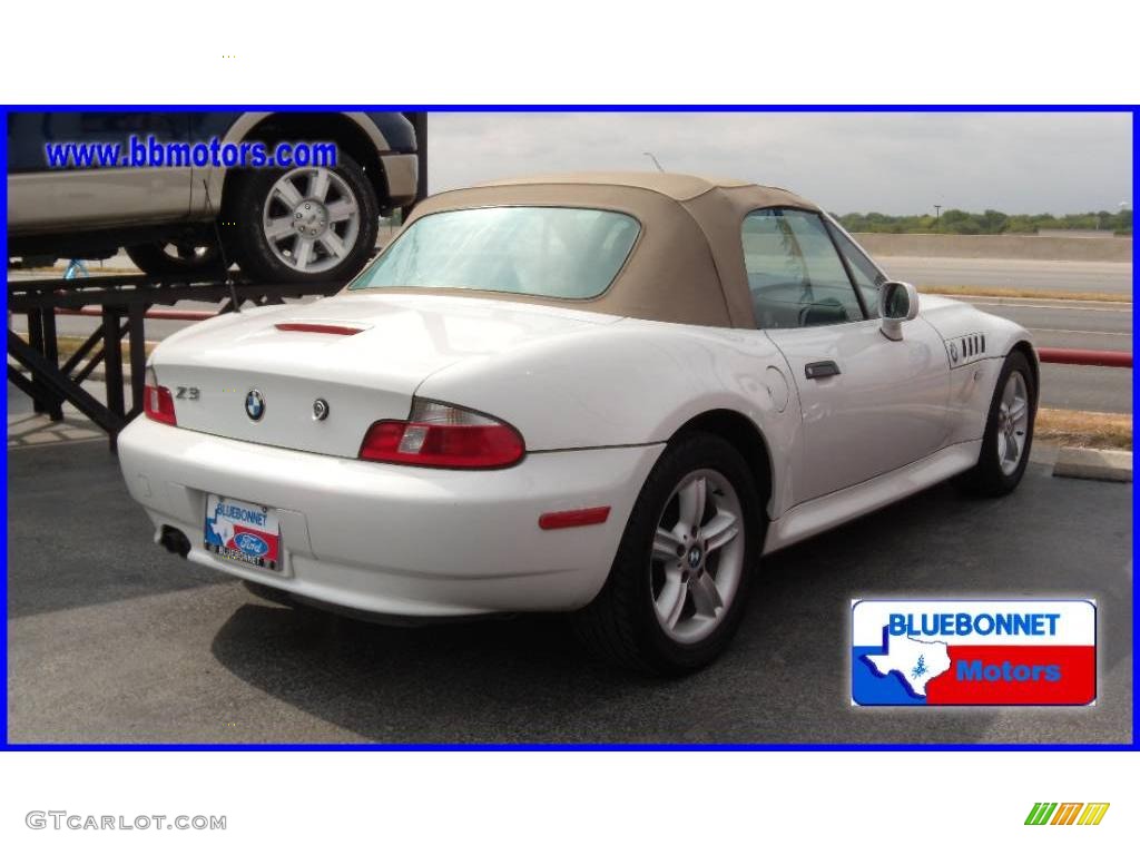 2000 Z3 2.3 Roadster - Alpine White / Black photo #3