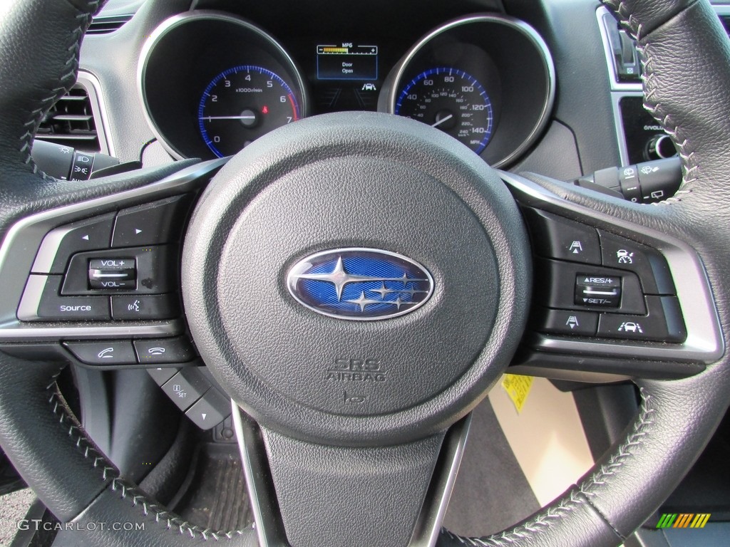 2019 Subaru Outback 2.5i Premium Warm Ivory Steering Wheel Photo #136362371