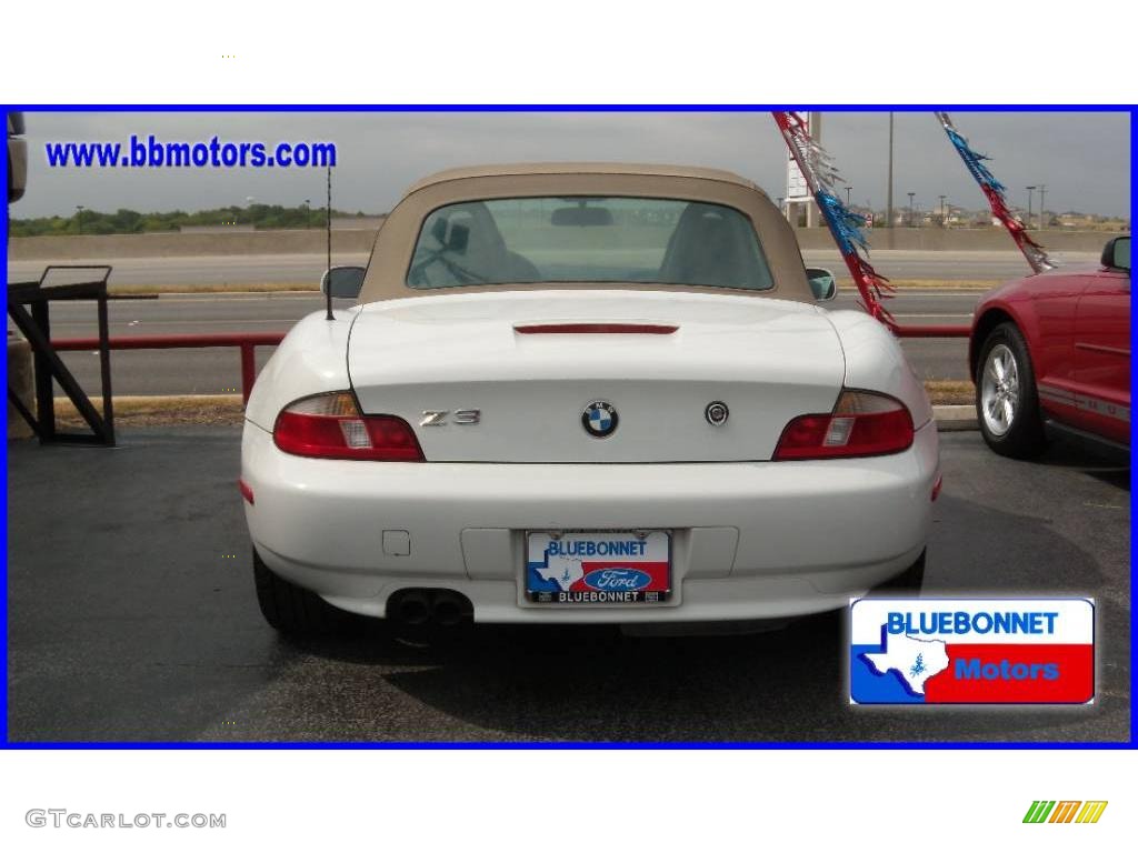2000 Z3 2.3 Roadster - Alpine White / Black photo #4