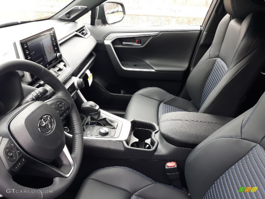 Black Interior 2020 Toyota RAV4 XSE AWD Hybrid Photo #136362741