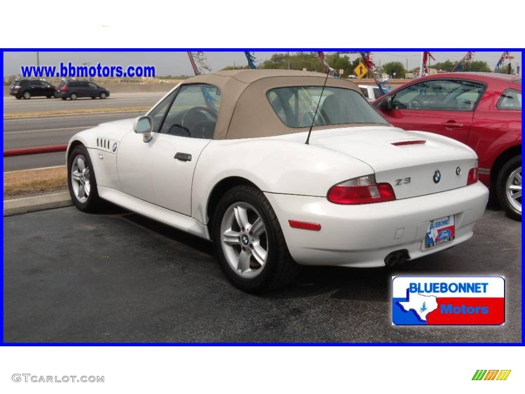 2000 Z3 2.3 Roadster - Alpine White / Black photo #5